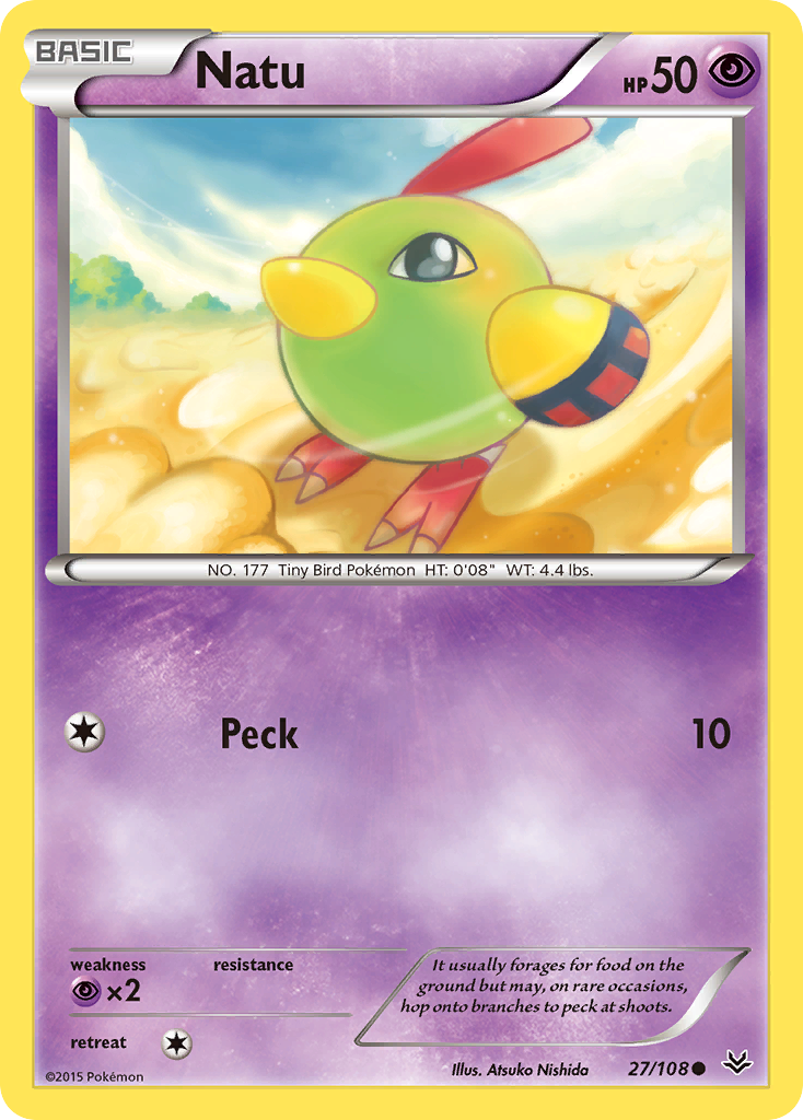 Natu (27/108) [XY: Roaring Skies] | Mindsight Gaming