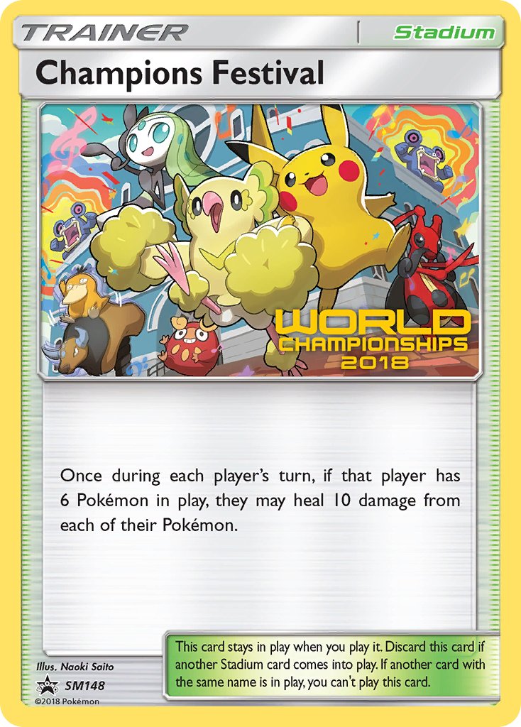 Champions Festival (SM148) (2018 Champion) [Sun & Moon: Black Star Promos] | Mindsight Gaming