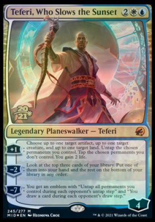 Teferi, Who Slows the Sunset [Innistrad: Midnight Hunt Prerelease Promos] | Mindsight Gaming