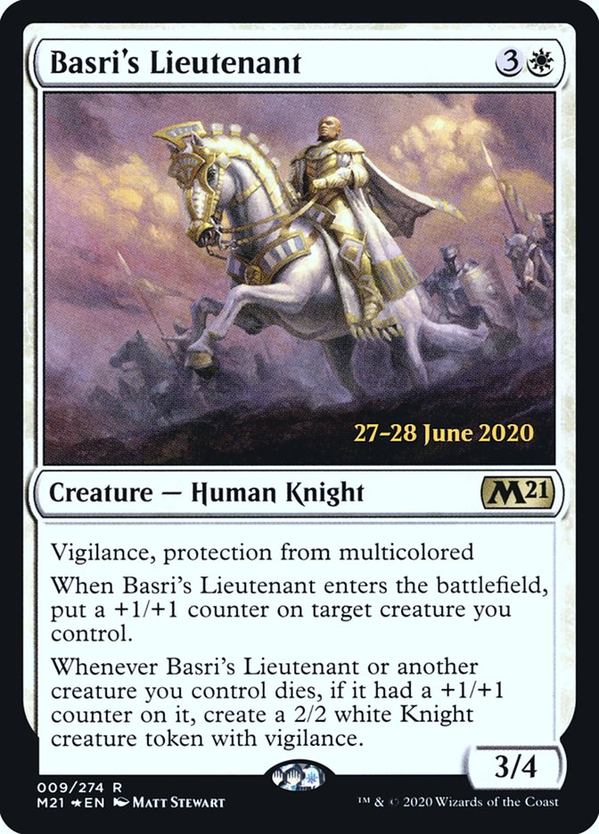 Basri's Lieutenant  [Core Set 2021 Prerelease Promos] | Mindsight Gaming