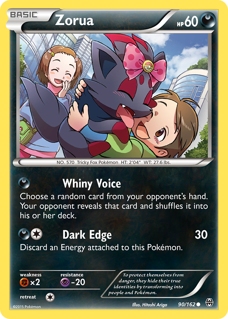 Zorua (90/162) [XY: BREAKthrough] | Mindsight Gaming