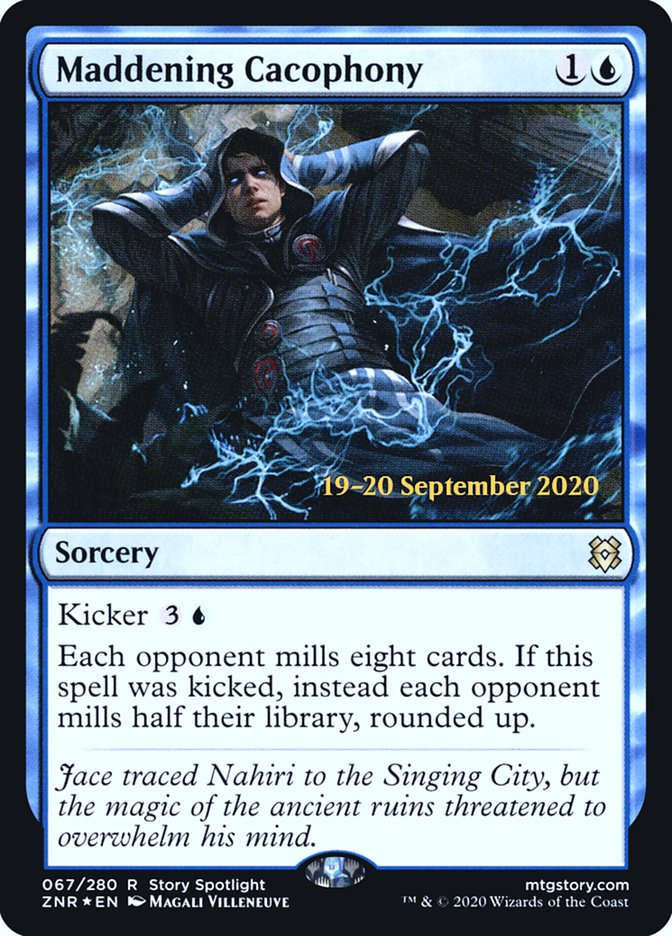 Maddening Cacophony  [Zendikar Rising Prerelease Promos] | Mindsight Gaming