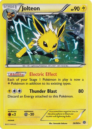 Jolteon (26/98) (Cosmos Holo) [XY: Ancient Origins] | Mindsight Gaming