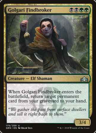 Golgari Findbroker [Guilds of Ravnica] | Mindsight Gaming