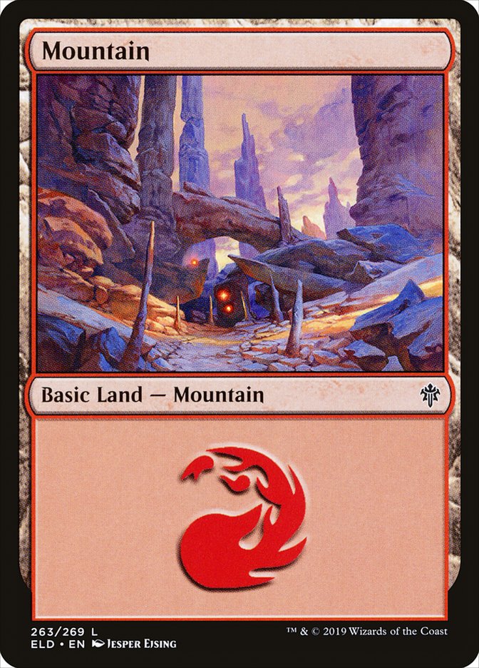 Mountain (263) [Throne of Eldraine] | Mindsight Gaming