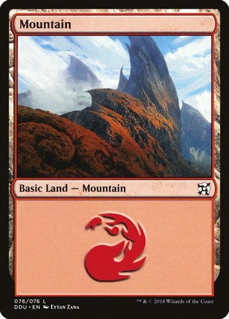 Mountain (76) [Duel Decks: Elves vs. Inventors] | Mindsight Gaming