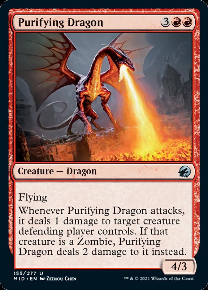 Purifying Dragon [Innistrad: Midnight Hunt] | Mindsight Gaming