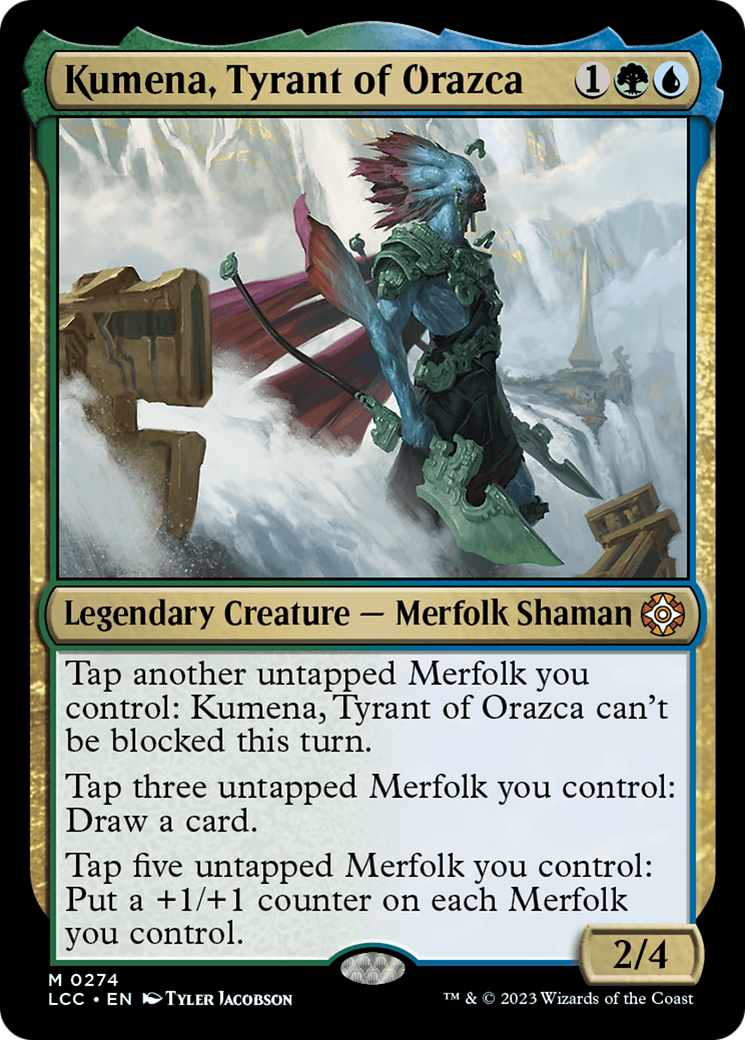 Kumena, Tyrant of Orazca [The Lost Caverns of Ixalan Commander] | Mindsight Gaming