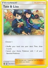 Tate & Liza (148a/168) (Alternate Art Promo) (Battle Arena Deck Exclusive) [Sun & Moon: Celestial Storm] | Mindsight Gaming