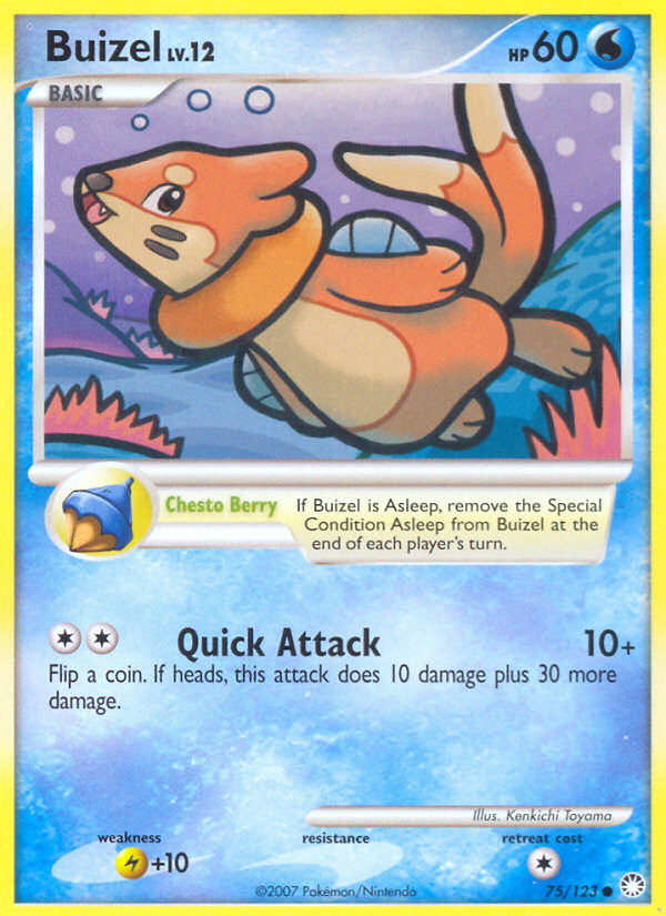 Buizel (75/123) [Diamond & Pearl: Mysterious Treasures] | Mindsight Gaming