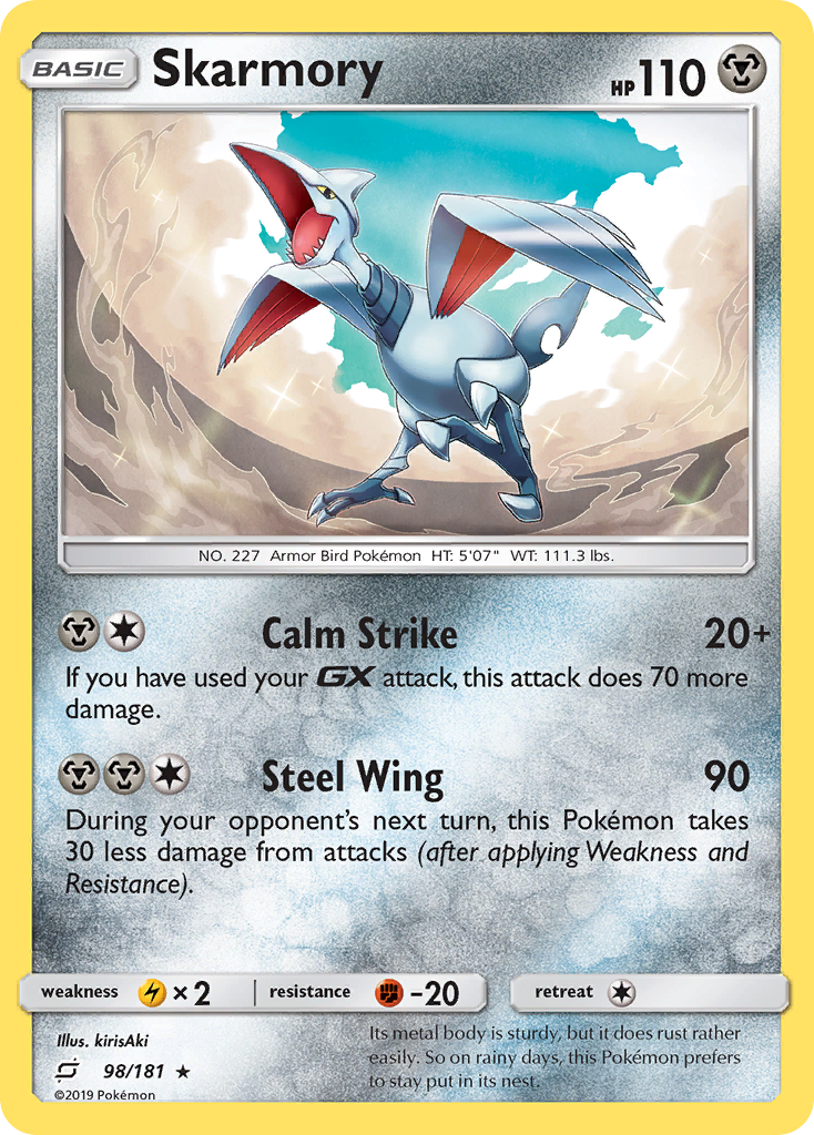 Skarmory (98/181) [Sun & Moon: Team Up] | Mindsight Gaming