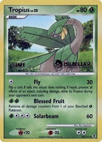 Tropius (52/111) (Staff Prerelease Promo) [Nintendo: Black Star Promos] | Mindsight Gaming