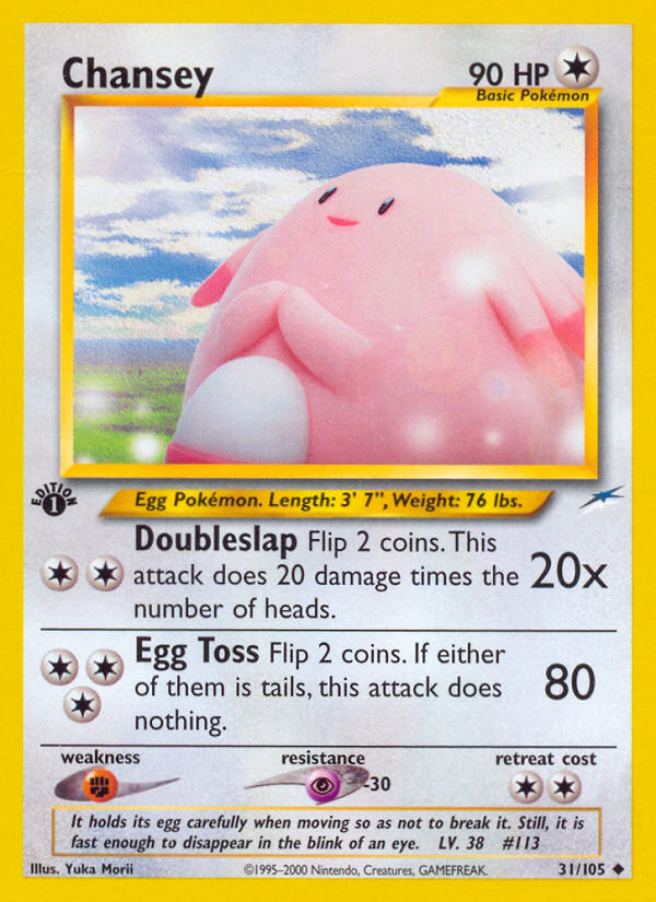 Chansey (31/105) [Neo Destiny 1st Edition] | Mindsight Gaming