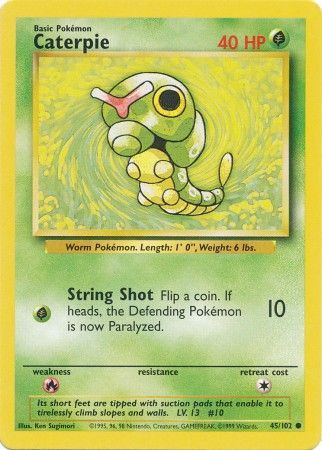 Caterpie (45/102) [Base Set Unlimited] | Mindsight Gaming