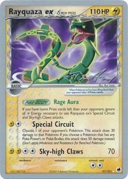 Rayquaza ex (97/101) (Delta Species) (Legendary Ascent - Tom Roos) [World Championships 2007] | Mindsight Gaming