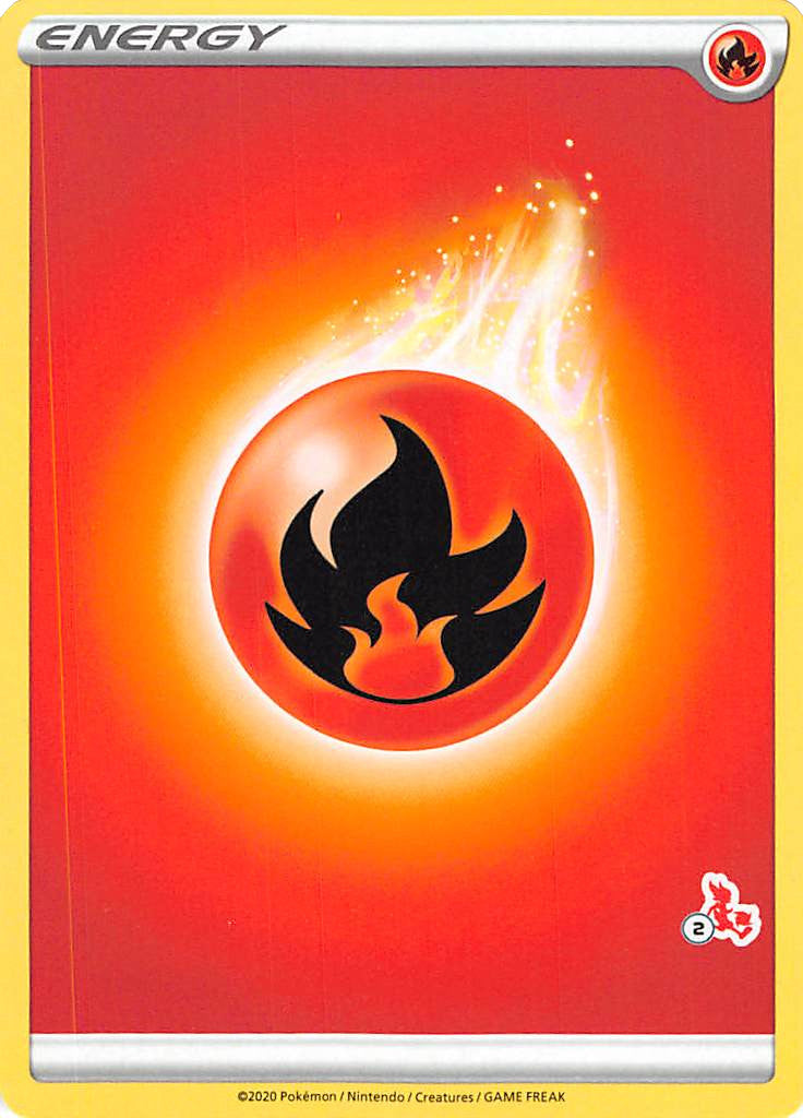 Fire Energy (Cinderace Stamp #2) [Battle Academy 2022] | Mindsight Gaming