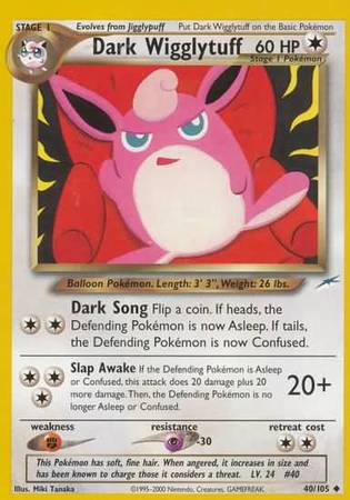 Dark Wigglytuff (40/105) [Neo Destiny Unlimited] | Mindsight Gaming