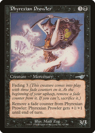 Phyrexian Prowler [Nemesis] | Mindsight Gaming