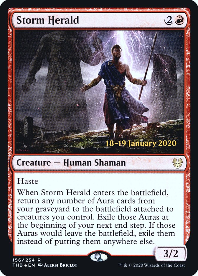 Storm Herald [Theros Beyond Death Prerelease Promos] | Mindsight Gaming