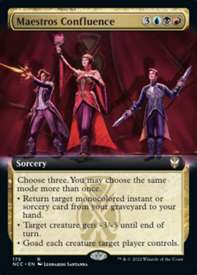 Maestros Confluence (Extended Art) [Streets of New Capenna Commander] | Mindsight Gaming