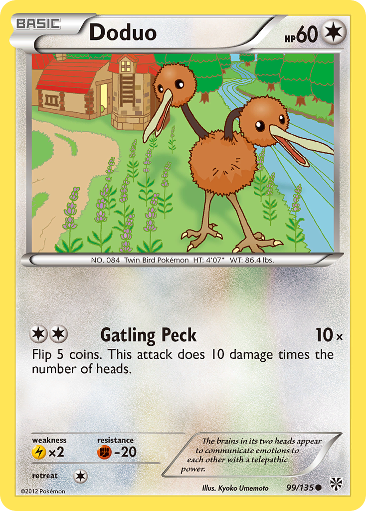 Doduo (99/135) [Black & White: Plasma Storm] | Mindsight Gaming