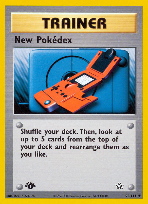 New Pokedex (95/111) [Neo Genesis 1st Edition] | Mindsight Gaming