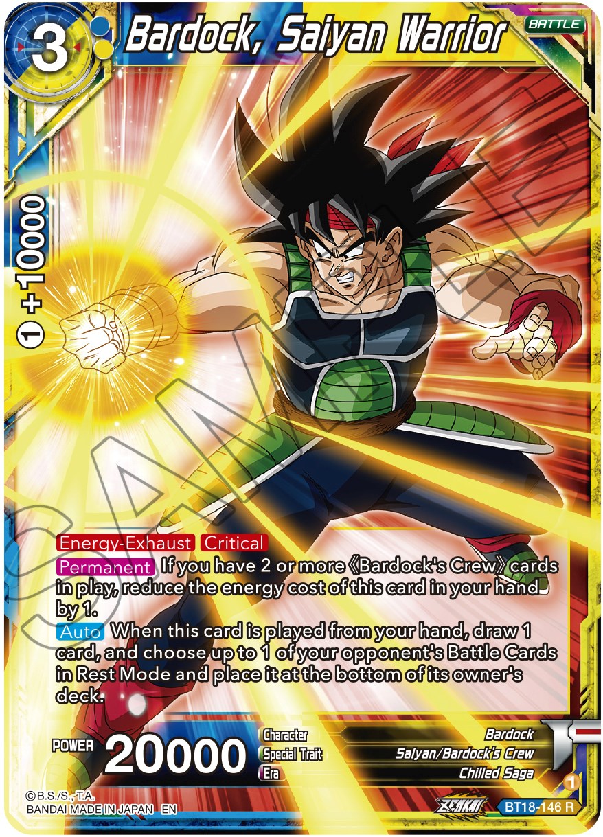 Bardock, Saiyan Warrior (BT18-146) [Dawn of the Z-Legends] | Mindsight Gaming