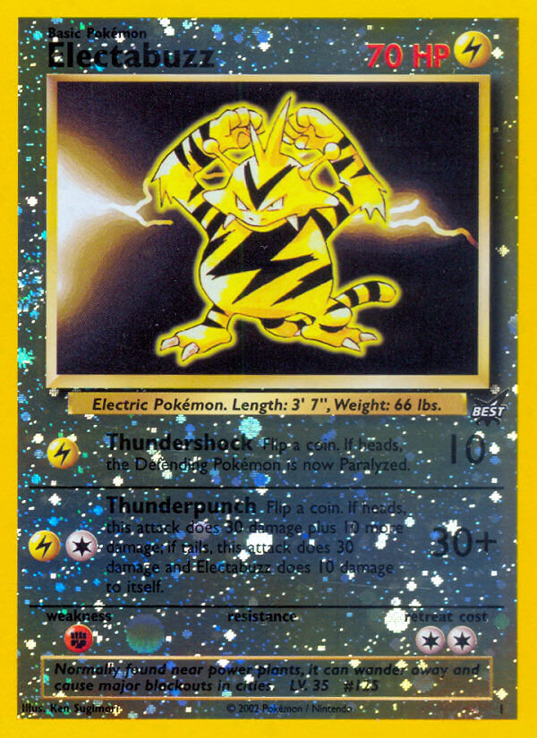 Electabuzz (1) [Best of Promos] | Mindsight Gaming