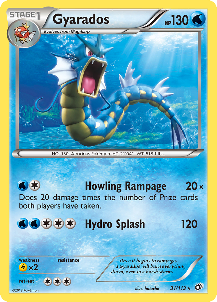 Gyarados (31/113) [Black & White: Legendary Treasures] | Mindsight Gaming