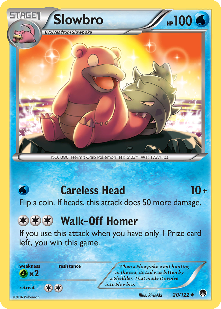 Slowbro (20/122) [XY: BREAKpoint] | Mindsight Gaming