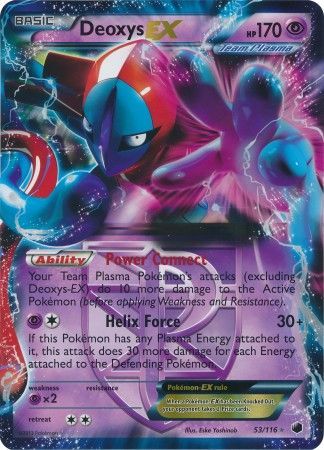 Deoxys EX (53/116) (Jumbo Card) [Black & White: Plasma Freeze] | Mindsight Gaming