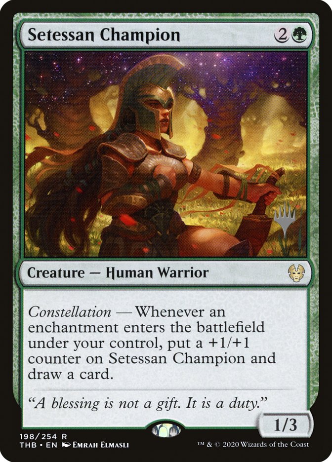 Setessan Champion (Promo Pack) [Theros Beyond Death Promos] | Mindsight Gaming