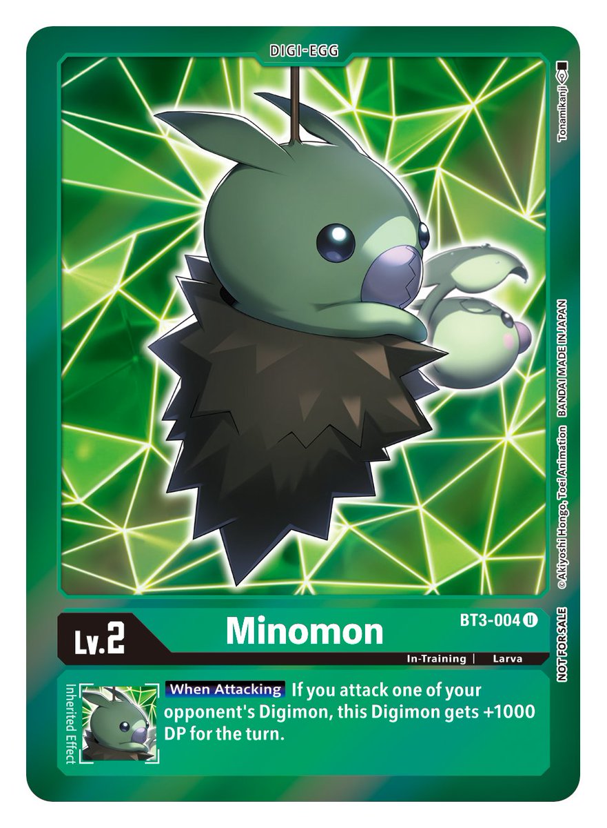 Minomon [BT3-004] (Event Pack 2) [Release Special Booster Ver.1.5] | Mindsight Gaming