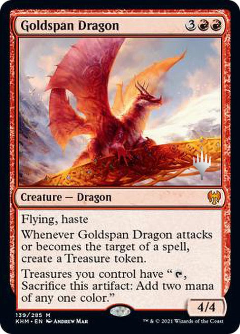 Goldspan Dragon [Kaldheim Promo Pack] | Mindsight Gaming