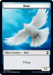 Bird (001) // Soldier Double-sided Token [Kaldheim Commander Tokens] | Mindsight Gaming