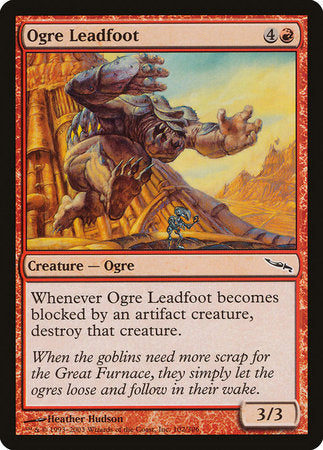 Ogre Leadfoot [Mirrodin] | Mindsight Gaming