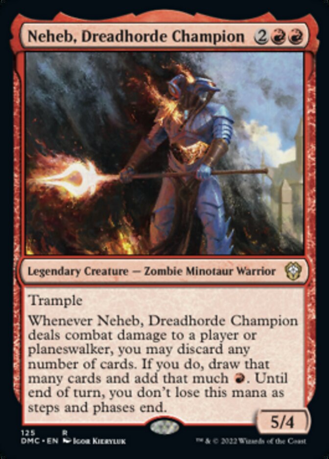 Neheb, Dreadhorde Champion [Dominaria United Commander] | Mindsight Gaming