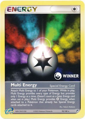 Multi Energy (93/100) (Winner League Promo) [EX: Sandstorm] | Mindsight Gaming