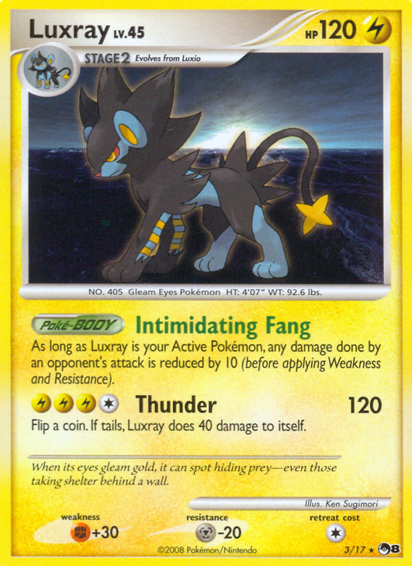 Luxray (3/17) [POP Series 8] | Mindsight Gaming