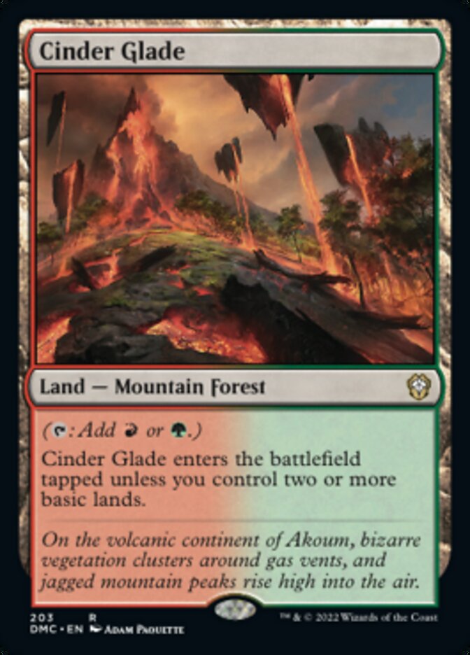 Cinder Glade [Dominaria United Commander] | Mindsight Gaming