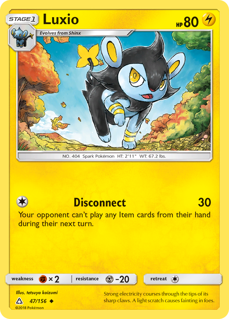 Luxio (47/156) [Sun & Moon: Ultra Prism] | Mindsight Gaming