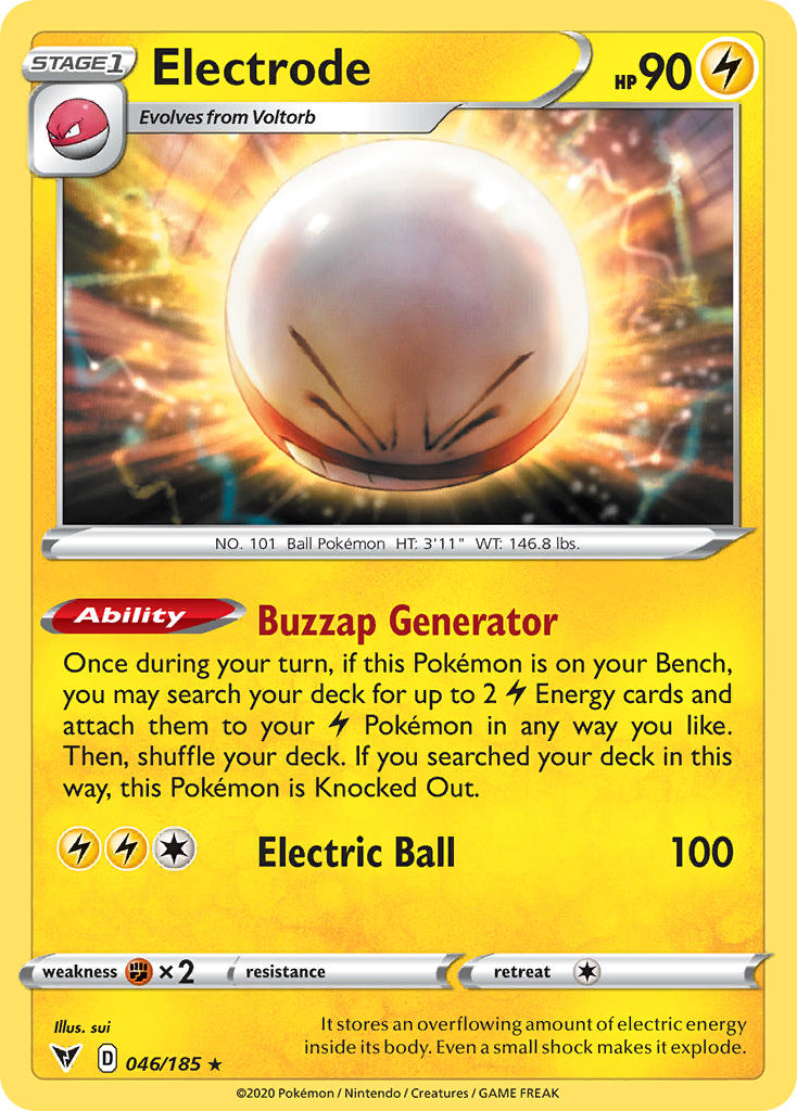 Electrode (046/185) [Sword & Shield: Vivid Voltage] | Mindsight Gaming