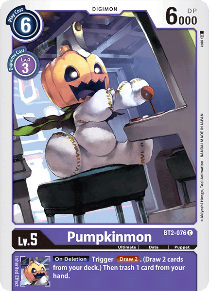 Pumpkinmon [BT2-076] [Release Special Booster Ver.1.0] | Mindsight Gaming