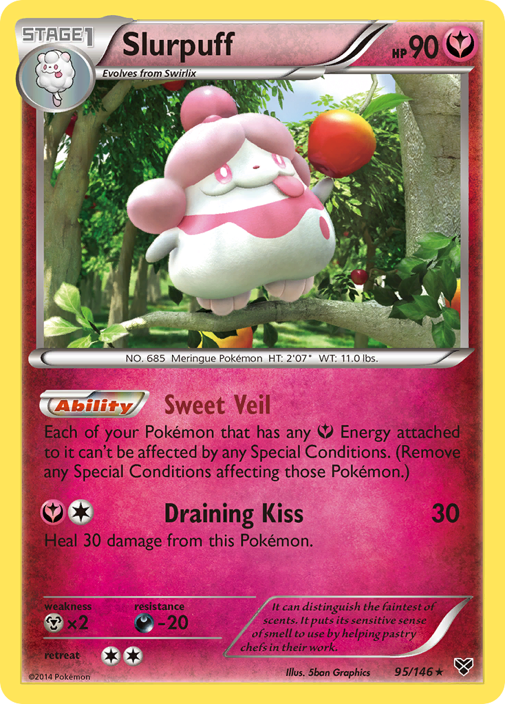 Slurpuff (95/146) [XY: Base Set] | Mindsight Gaming