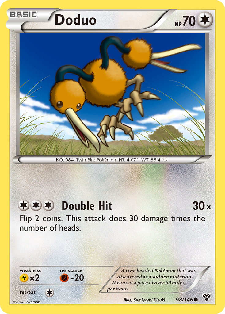 Doduo (98/146) [XY: Base Set] | Mindsight Gaming