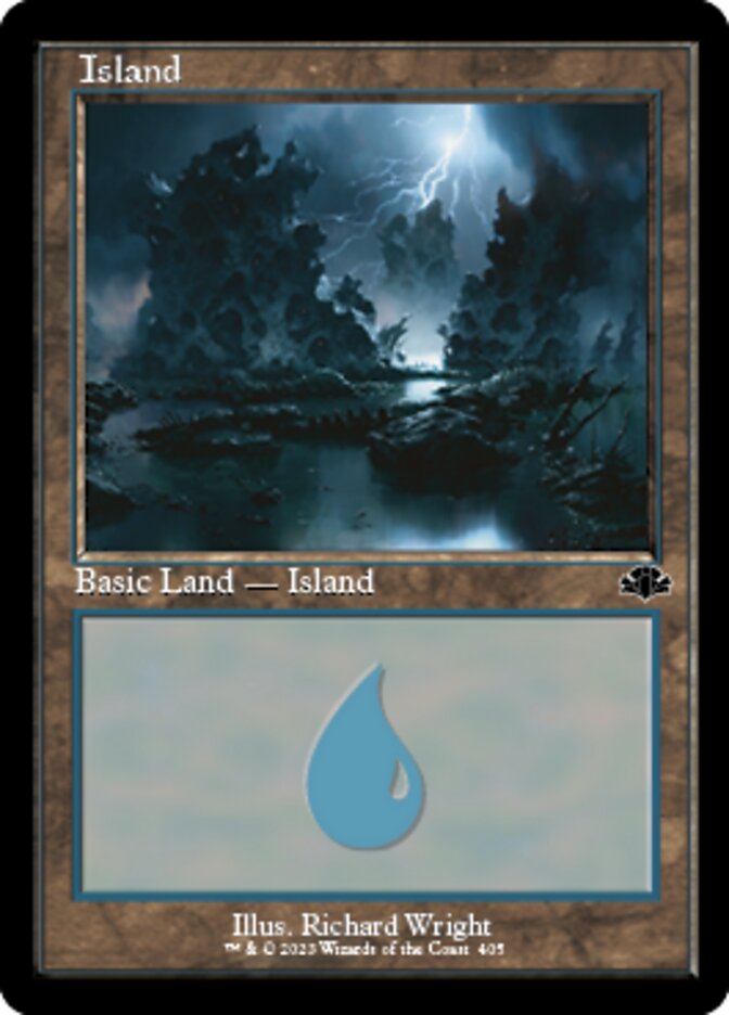 Island (405) (Retro) [Dominaria Remastered] | Mindsight Gaming