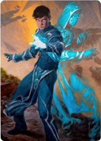 Jace, Mirror Mage 1 Art Card [Zendikar Rising Art Series] | Mindsight Gaming