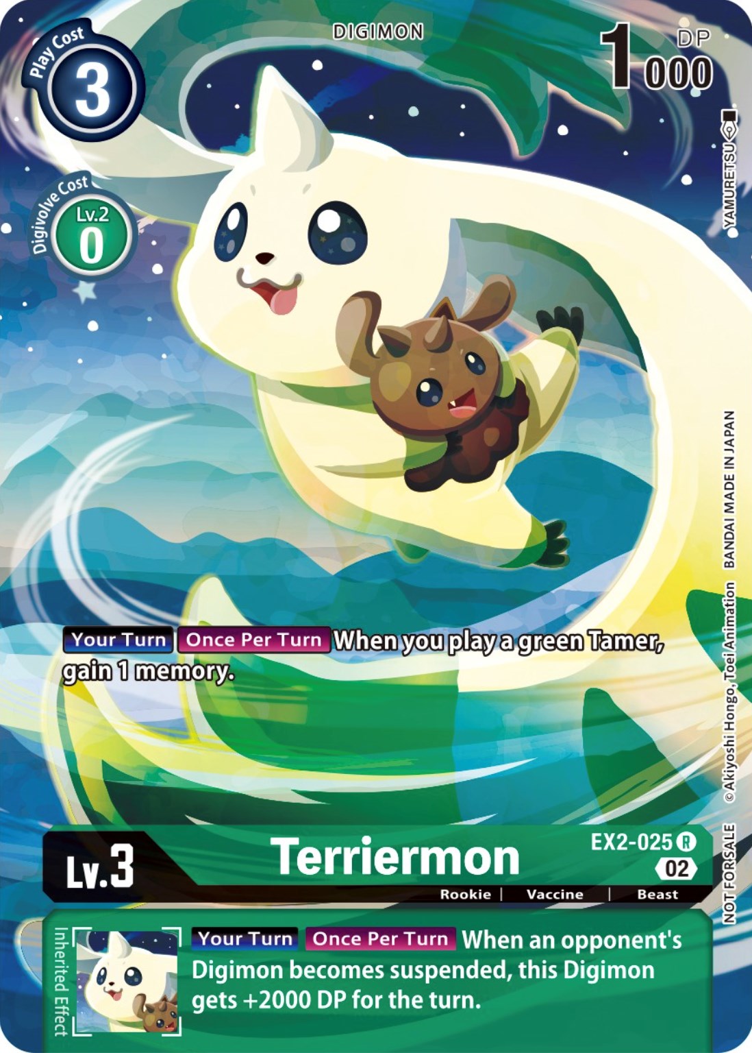 Terriermon [EX2-025] (Digimon Illustration Competition Promotion Pack) [Digital Hazard Promos] | Mindsight Gaming