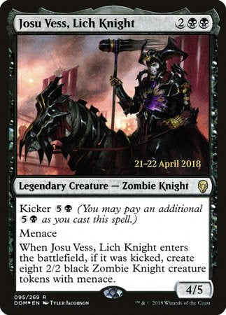 Josu Vess, Lich Knight [Dominaria Promos] | Mindsight Gaming