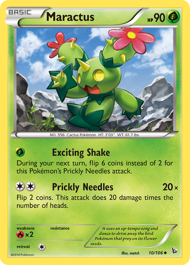 Maractus (10/106) [XY: Flashfire] | Mindsight Gaming